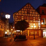Ahrweiler avondopname
